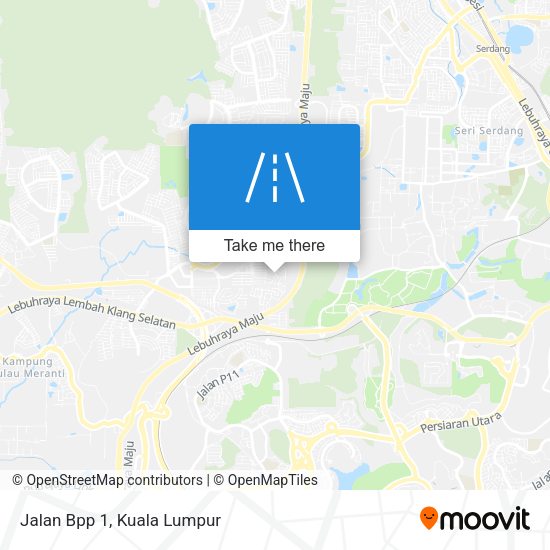 Jalan Bpp 1 map