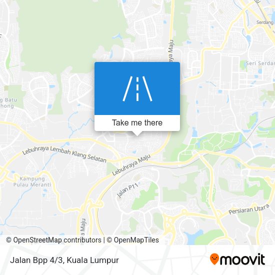 Jalan Bpp 4/3 map