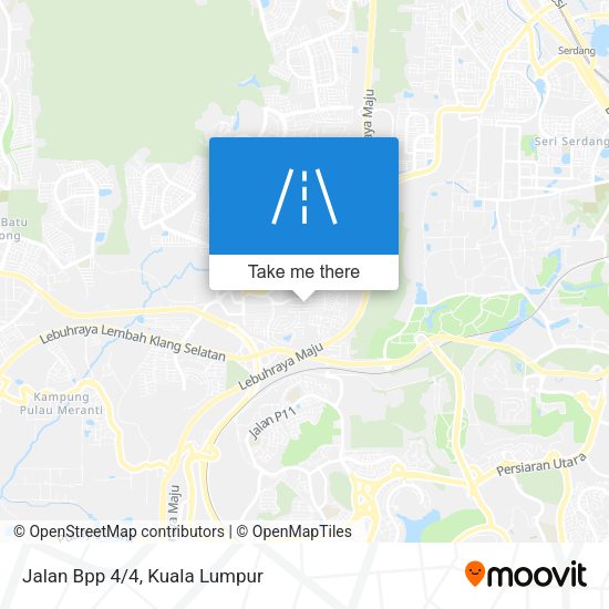 Jalan Bpp 4/4 map