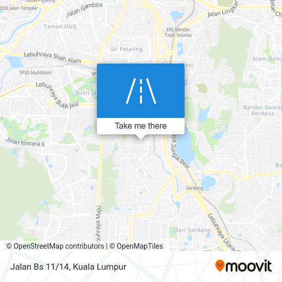Peta Jalan Bs 11/14