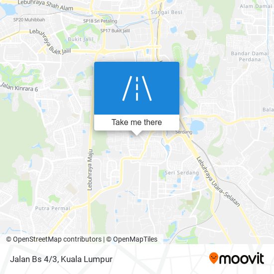 Jalan Bs 4/3 map