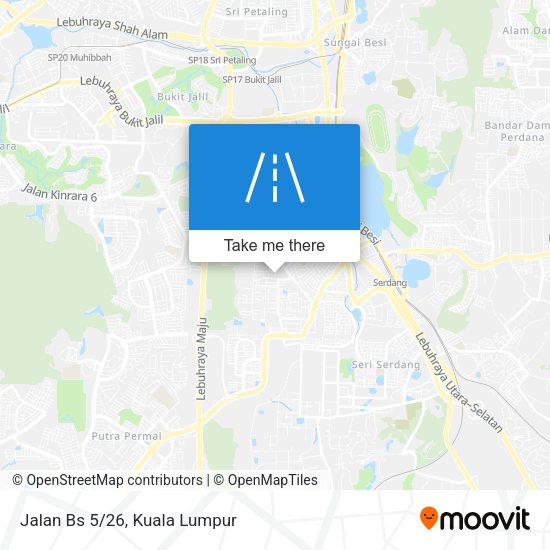 Peta Jalan Bs 5/26