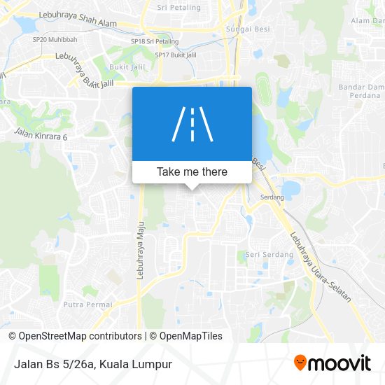 Jalan Bs 5/26a map