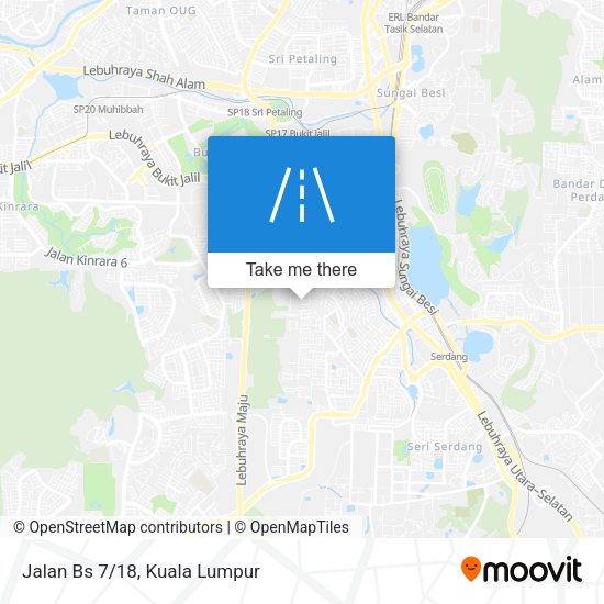Peta Jalan Bs 7/18