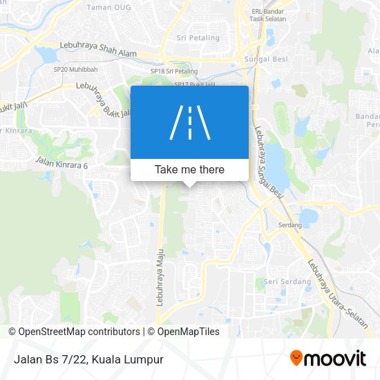 Jalan Bs 7/22 map