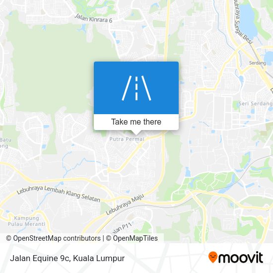 Jalan Equine 9c map