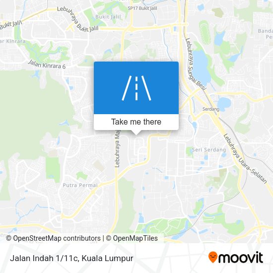 Jalan Indah 1/11c map