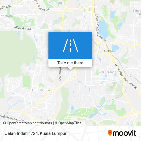 Jalan Indah 1/24 map