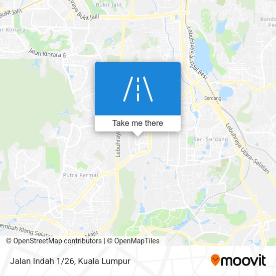Jalan Indah 1/26 map