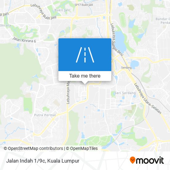 Jalan Indah 1/9c map