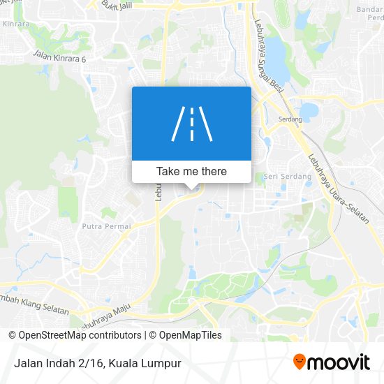 Jalan Indah 2/16 map