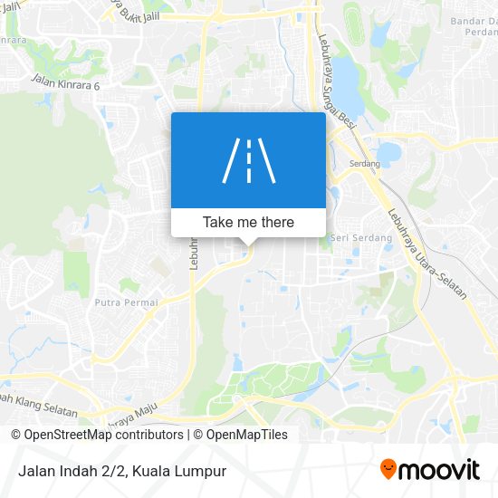 Jalan Indah 2/2 map