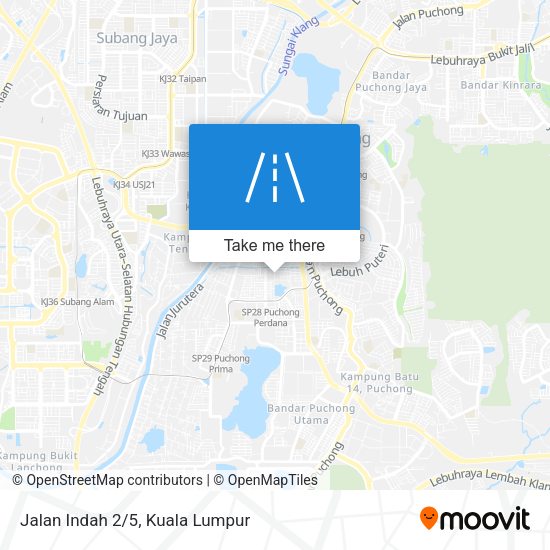 Peta Jalan Indah 2/5