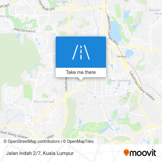 Jalan Indah 2/7 map