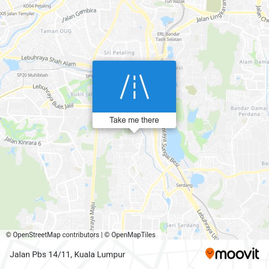 Jalan Pbs 14/11 map