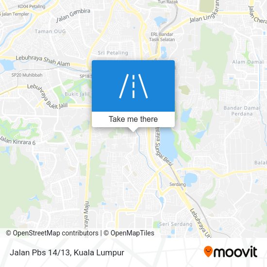 Peta Jalan Pbs 14/13
