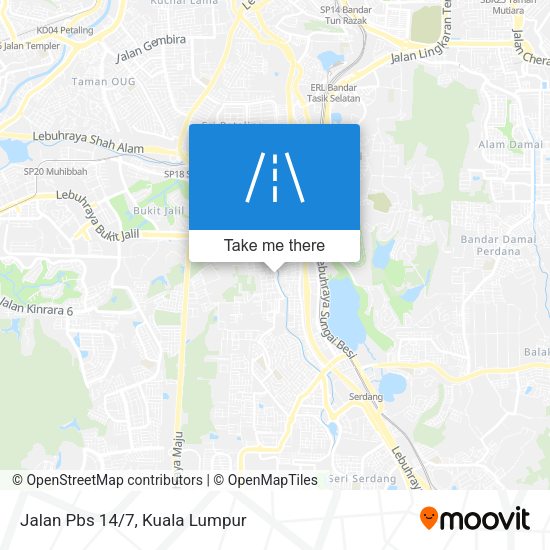 Peta Jalan Pbs 14/7