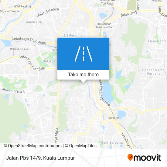 Peta Jalan Pbs 14/9