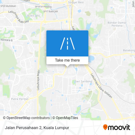 Jalan Perusahaan 2 map