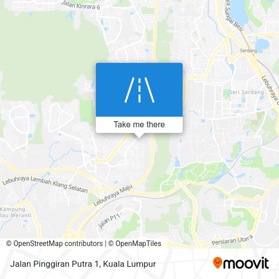 Peta Jalan Pinggiran Putra 1