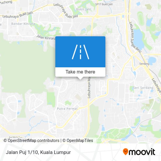 Peta Jalan Puj 1/10