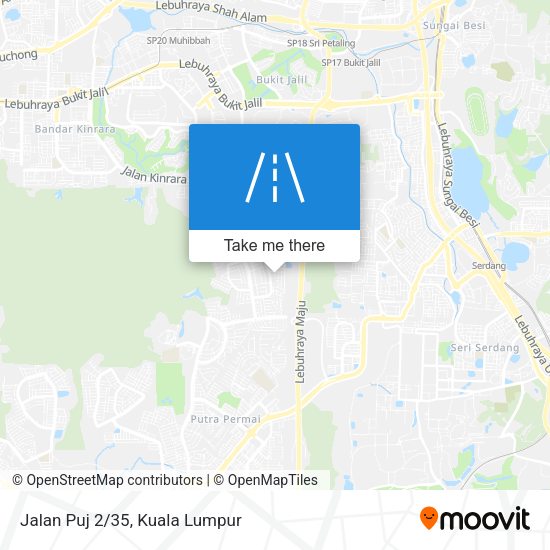 Peta Jalan Puj 2/35