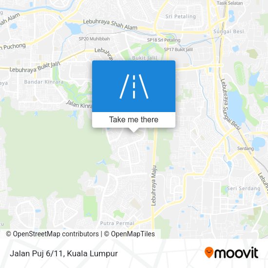 Peta Jalan Puj 6/11