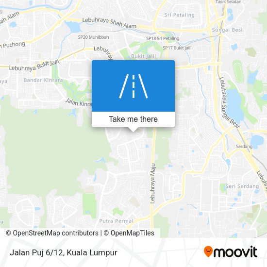 Peta Jalan Puj 6/12