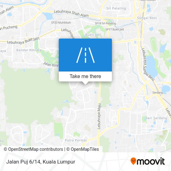 Peta Jalan Puj 6/14