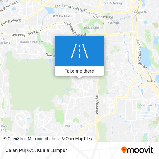 Peta Jalan Puj 6/5