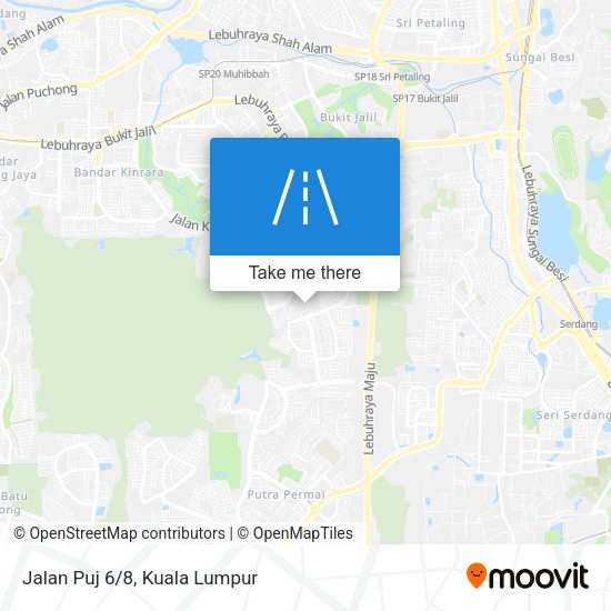 Peta Jalan Puj 6/8