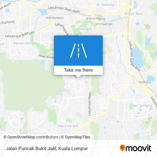 Jalan Puncak Bukit Jalil map