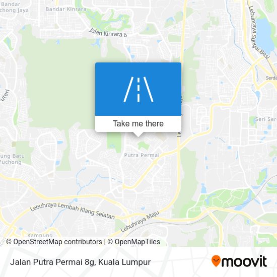Jalan Putra Permai 8g map