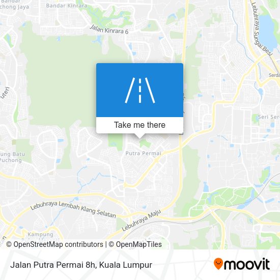 Jalan Putra Permai 8h map
