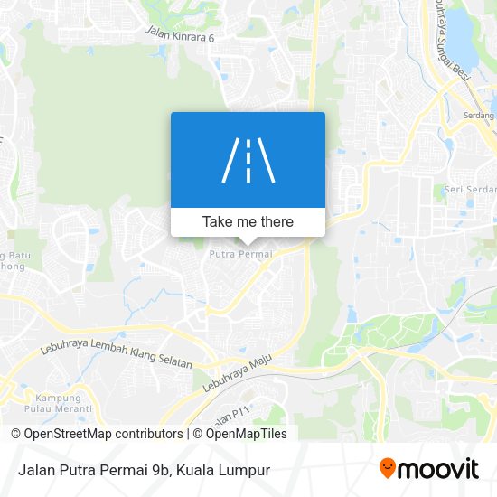 Jalan Putra Permai 9b map