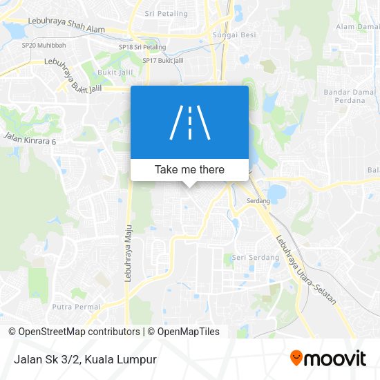 Peta Jalan Sk 3/2