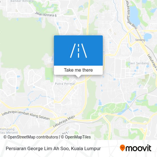 Peta Persiaran George Lim Ah Soo