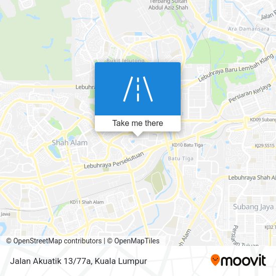 Jalan Akuatik 13/77a map