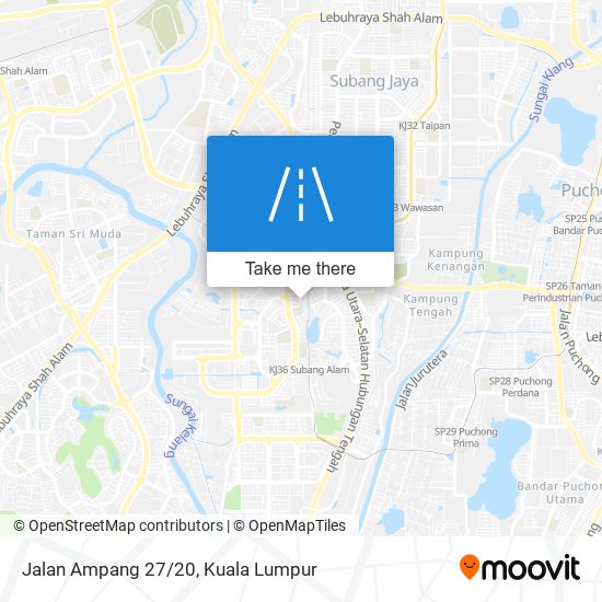 Jalan Ampang 27/20 map