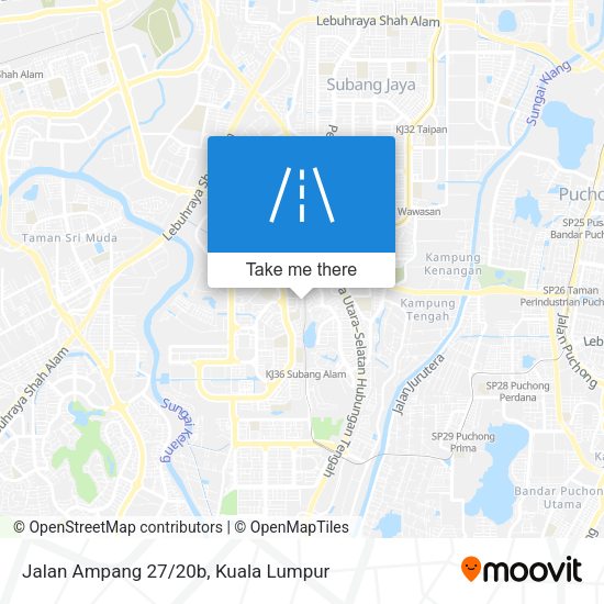 Jalan Ampang 27/20b map