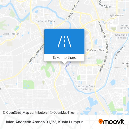 Jalan Anggerik Aranda 31/23 map