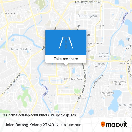 Jalan Batang Kelang 27/40 map