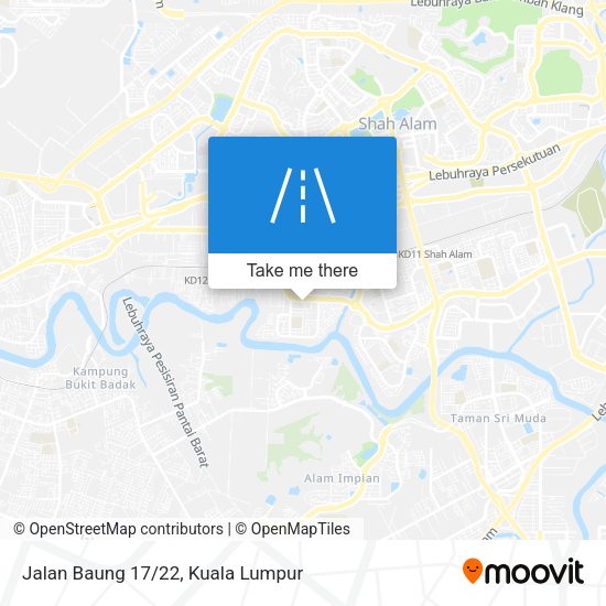 Peta Jalan Baung 17/22