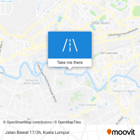 Peta Jalan Bawal 17/3h