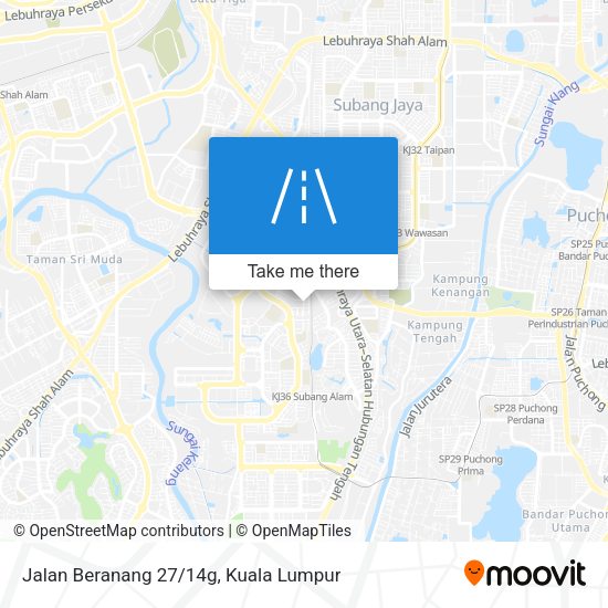 Jalan Beranang 27/14g map
