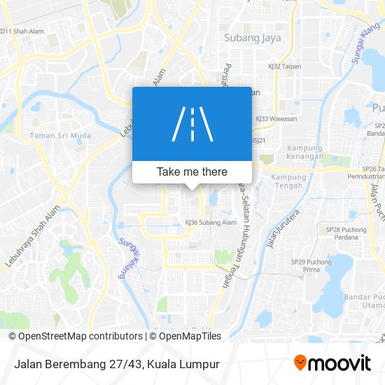 Peta Jalan Berembang 27/43