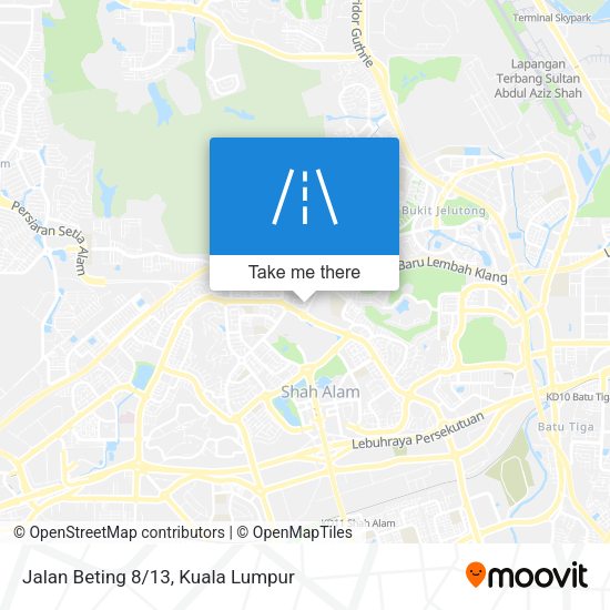 Jalan Beting 8/13 map