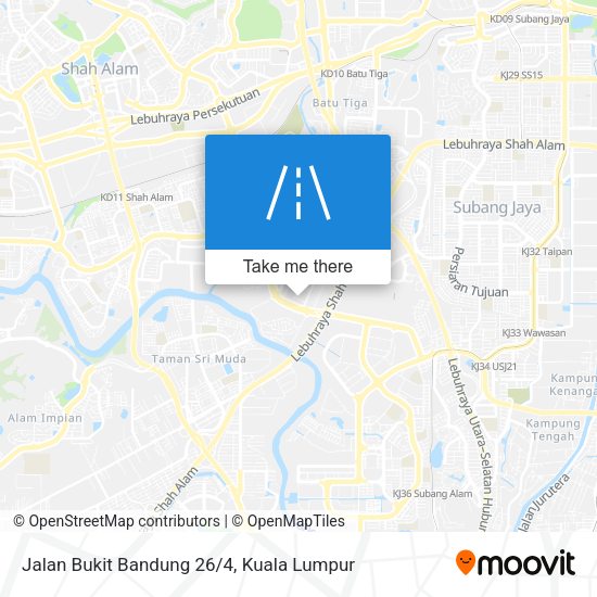 Jalan Bukit Bandung 26/4 map