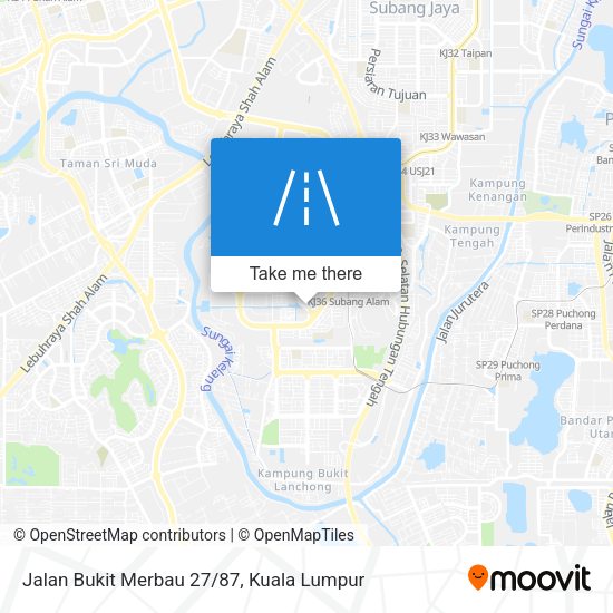 Jalan Bukit Merbau 27/87 map