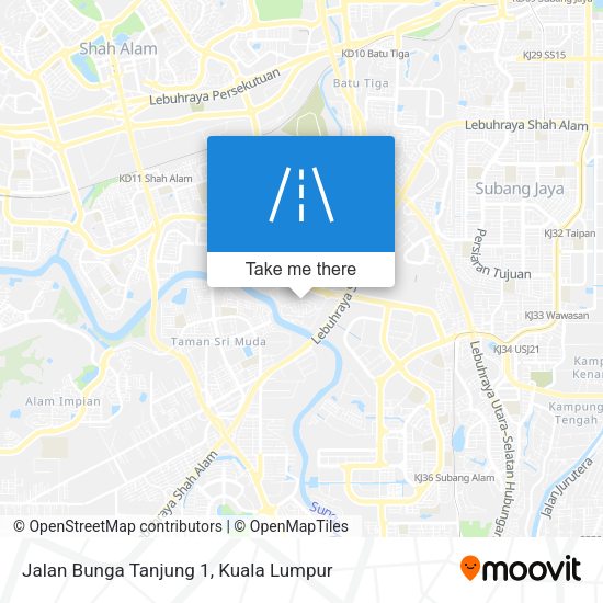 Peta Jalan Bunga Tanjung 1